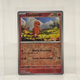 Charmander Reverse Holo Pokemon 151 S & V Pokemon Card