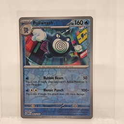 Poliwrath Reverse Holo Pokemon 151 S & V Pokemon Card