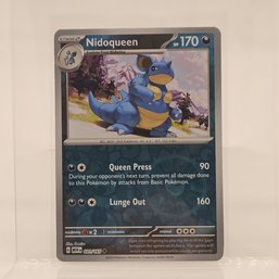 Nidoqueen Reverse Holo Pokemon 151 S & V Pokemon Card