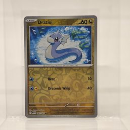 Dratini Reverse Holo Pokemon 151 S & V Pokemon Card