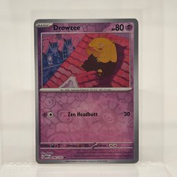 Drowzee Reverse Holo Pokemon 151 S & V Pokemon Card