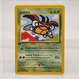 1st Edition Ledyba Neo Series Vintage Pokemon Card