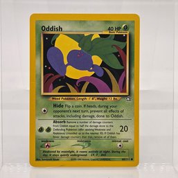 Oddish Neo Series Vintage Pokemon Card