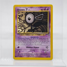 Unown F Vintage Pokemon Card Neo Set