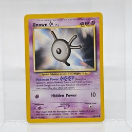 Unown K Vintage Pokemon Card Neo Set