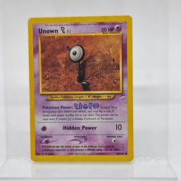 Unown L Vintage Pokemon Card Neo Set