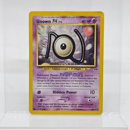 Unown N Vintage Pokemon Card Neo Set