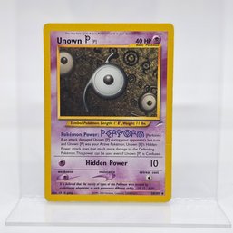 Unown P Vintage Pokemon Card Neo Set