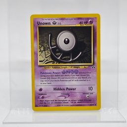 Unown U Vintage Pokemon Card Neo Set