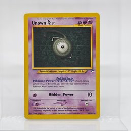 Unown Z Vintage Pokemon Card Neo Set