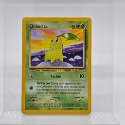 Chikorita Vintage Pokemon Card Neo Set