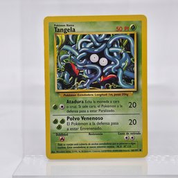 Tangela Vintage Spanish Pokemon Card Base Set