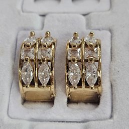 Pair Of Costume Jewelry Earrings # 20