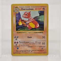 Shadowless Charmeleon Base Set Vintage Pokemon Card