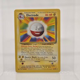 Electrode Base Set Vintage Pokemon Card