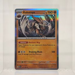 Kabutops Holo Pokemon 151 Scarlet & Violet