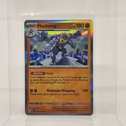 Machamp Holo Pokemon 151 Scarlet & Violet