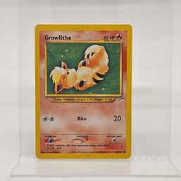 Growlithe Neo Destiny Vintage Pokemon Card
