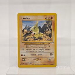 Larvitar Neo Destiny Vintage Pokemon Card
