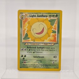 Light Sunflora Neo Destiny Vintage Pokemon Card