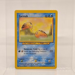 Swinub Neo Destiny Vintage Pokemon Card