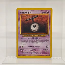 Unown T Neo Destiny Vintage Pokemon Card