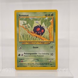 Venonat Neo Destiny Vintage Pokemon Card