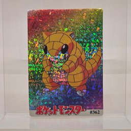 Sandshrew Holo Prism Vintage Japanese Pokemon Vending Machine