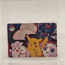Pikachu Clefairy Snorlax Holo Prism Vintage Japanese Pokemon Vending Machine
