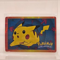 Pikachu Holo Prism Vintage Pokemon Gotta Catch Em All