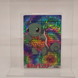#366 Squirtle Pocket Monsters Holo Prism Vintage Japanese Pokemon Vending Machine