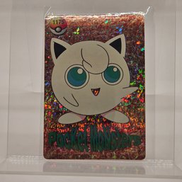 #1175 Jigglypuff Pocket Monsters Holo Prism Vintage Japanese Pokemon Vending Machine