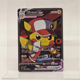 Ash Pikachu Holo Custom Pokemon Card