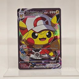 Ash Pikachu Holo Custom Pokemon Card #2