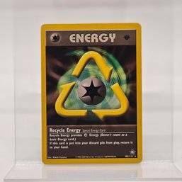 1st Edition Recycle Energy Rare  Vintage Pokemon Card Neo Series