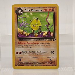 Dark Primeape Vintage Pokemon Card Rocket Set