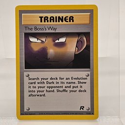 The Boss's Way Vintage Pokemon Card Rocket Set