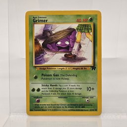 Grimer Vintage Pokemon Card Rocket Set