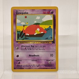 Slowpoke Vintage Pokemon Card Rocket Set