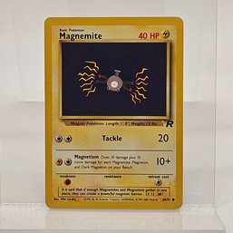 Magnemite Vintage Pokemon Card Rocket Set