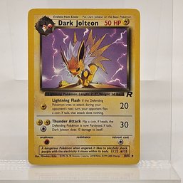 Dark Jolteon Vintage Pokemon Card Rocket Set