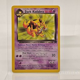 Kadabra Vintage Pokemon Card Rocket Set