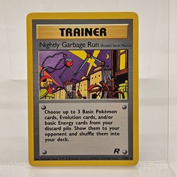 Nightly Garbage Run Vintage Pokemon Card Rocket Set