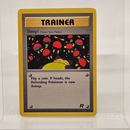 Sleep Vintage Pokemon Card Rocket Set