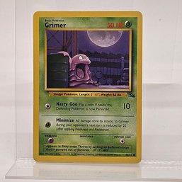 Grimer Vintage Pokemon Card Fossil Set
