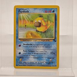 Psyduck Vintage Pokemon Card Fossil Set