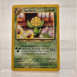 Sunflora Vintage Pokemon Card Neo Series