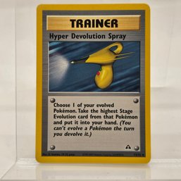 Hyper Devolution Spray Vintage Pokemon Card Neo Series