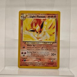 Light Flareon Vintage Pokemon Card Neo Series