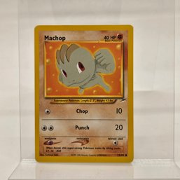 Machop Vintage Pokemon Card Neo Series